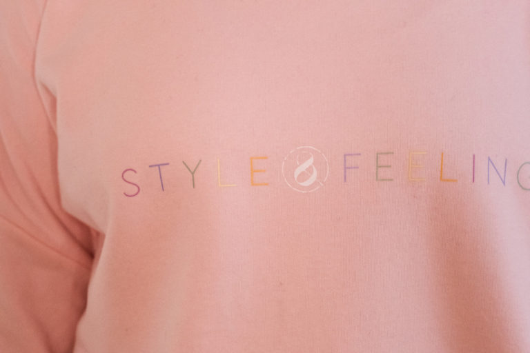 Style and Feeling Sweat-Shirt Rose Femme